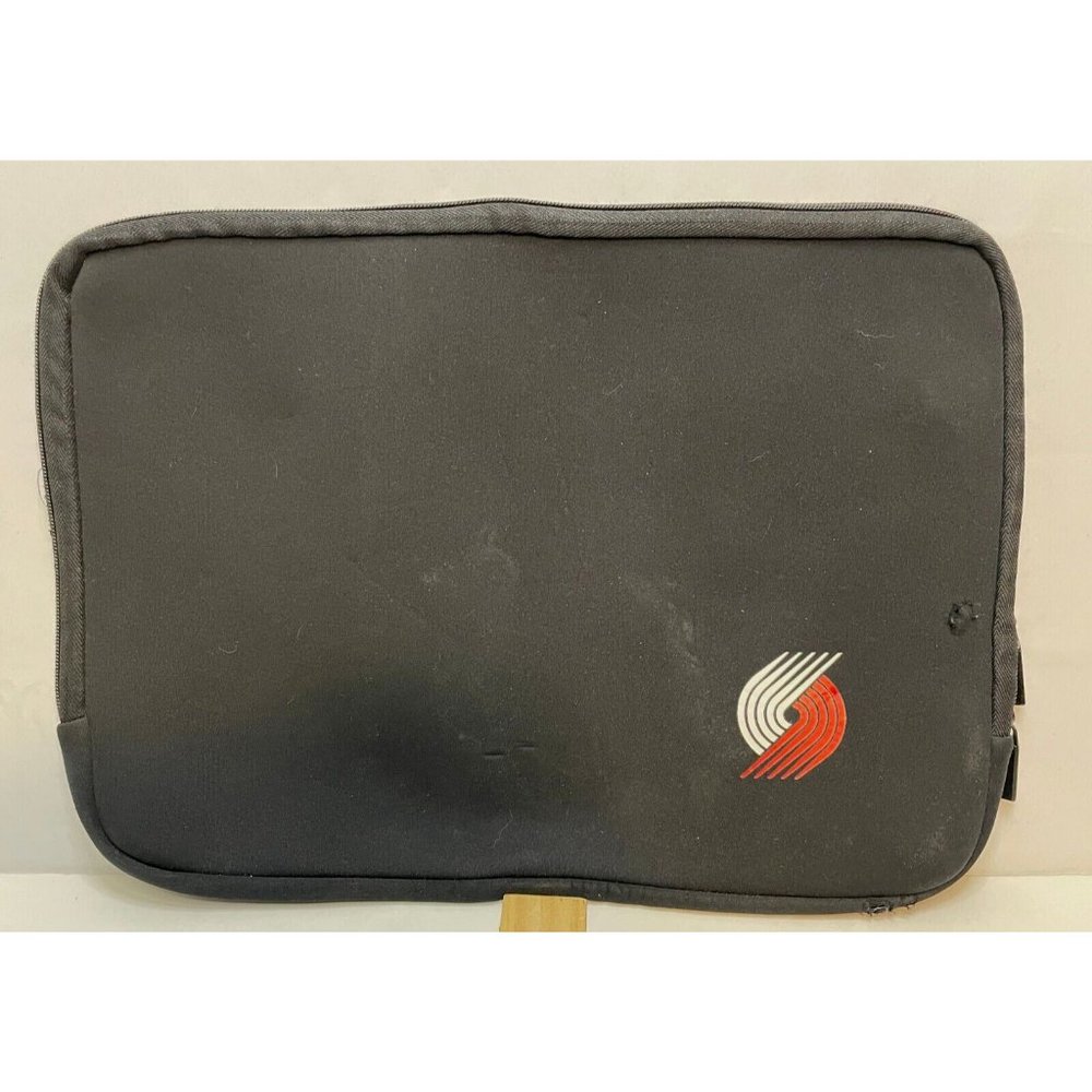 NBA Portland Blazers laptop sleeve bag 15" padded neoprene pouch cover black